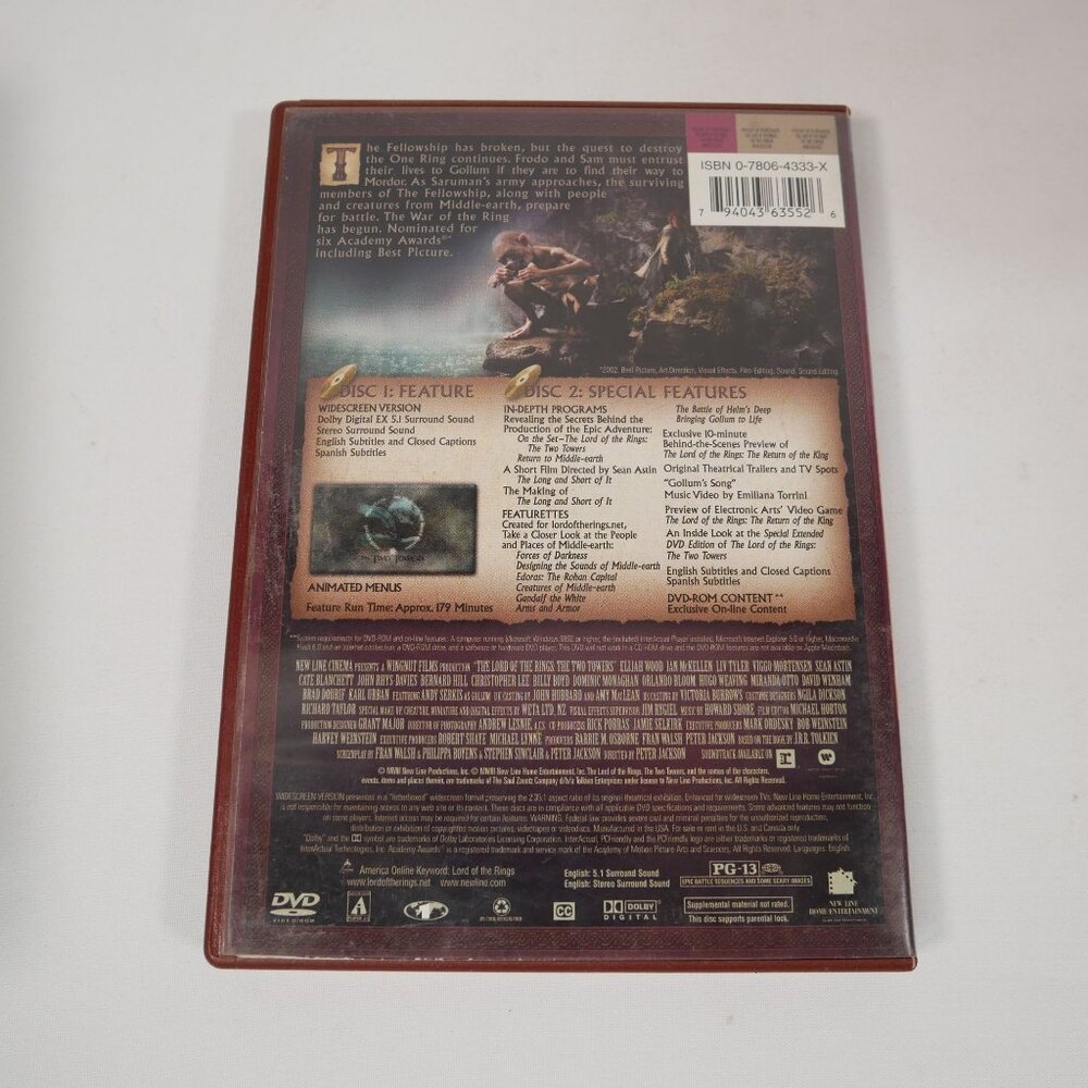 Personal Favorites DVD Lot of 7 Movies w/ LotR Hitchhikers Guide & More TESTED - Picture 11 of 15